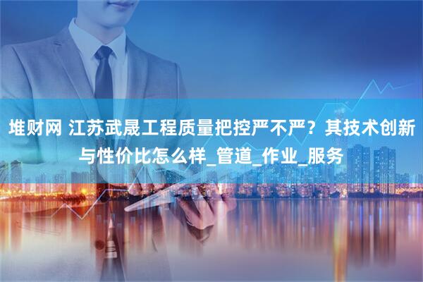 堆财网 江苏武晟工程质量把控严不严？其技术创新与性价比怎么样_管道_作业_服务